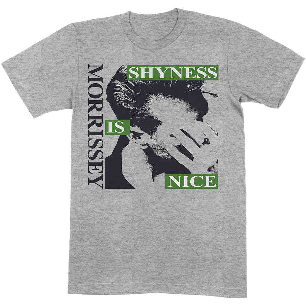 Morrissey - Shyness Is Nice Heren Tshirt - Grijs
